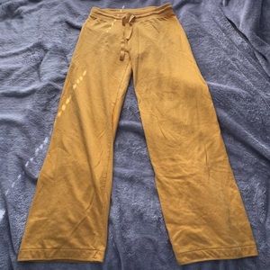 Warm Yellow Low Rise Sweatpants 💛